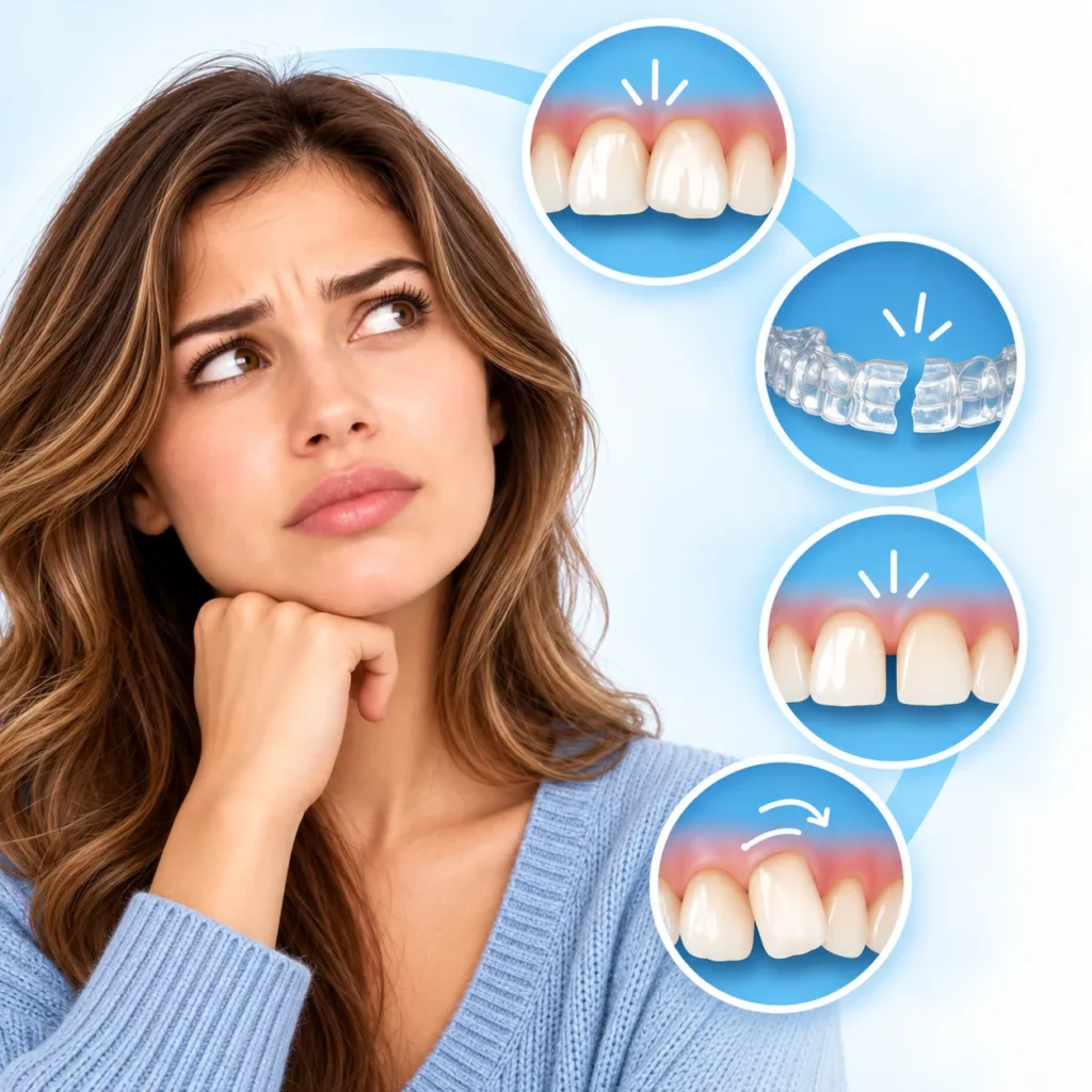 Teeth shifted after prior Braces or Invisalign